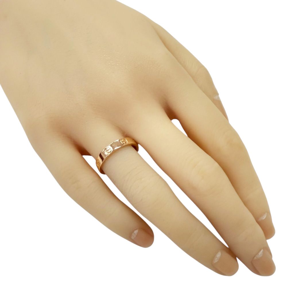 カルティエ ミニラブ リング 指輪 12号 18金 K18ピンクゴールド