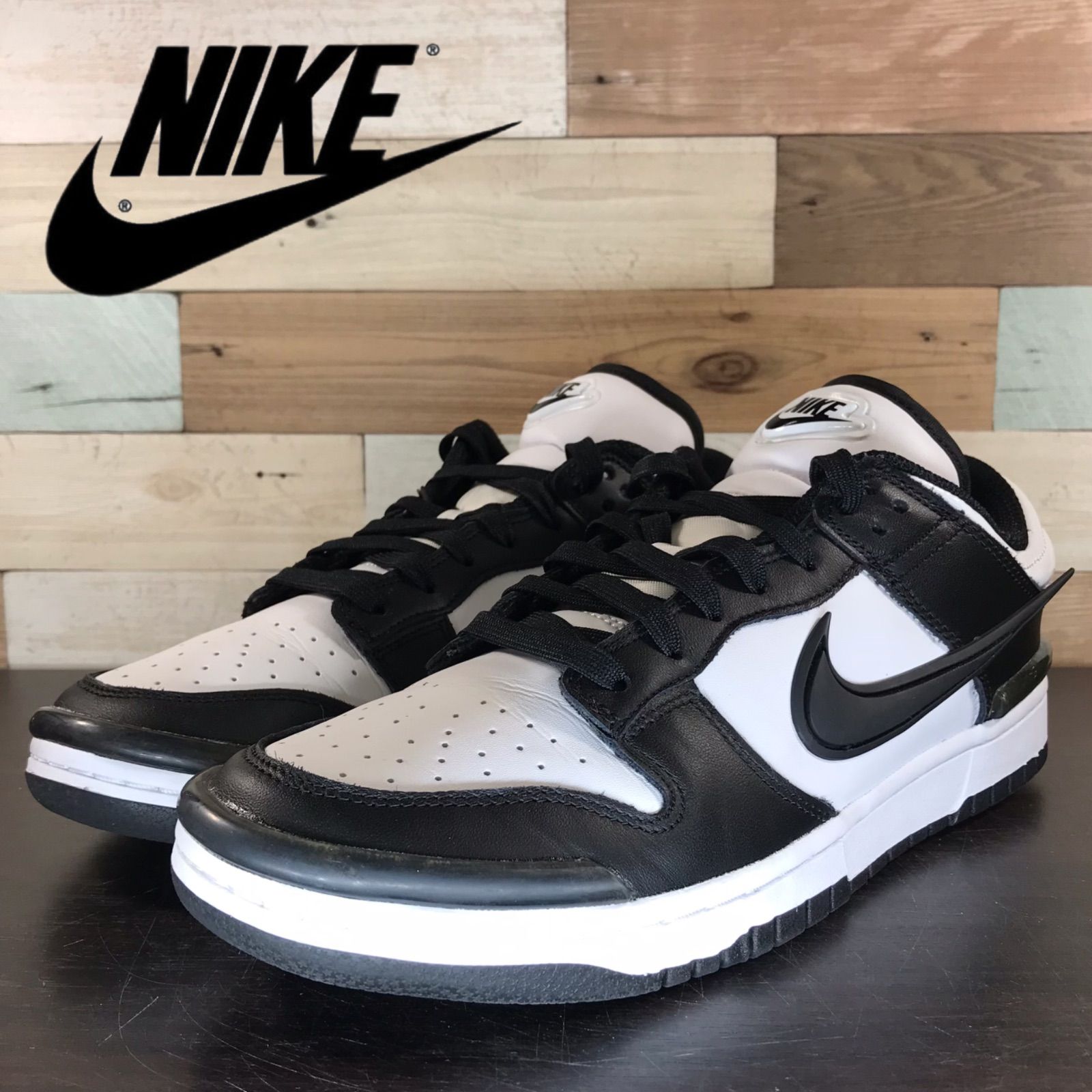 NIKE DUNK LOW TWIST ダンク ロー カット ツイスト ホワイト ブラック 