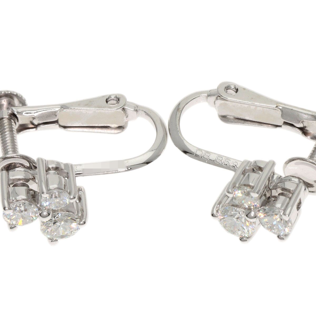 De Beers デビアス カクテルフィズ ダイヤモンド イヤリング K18WG