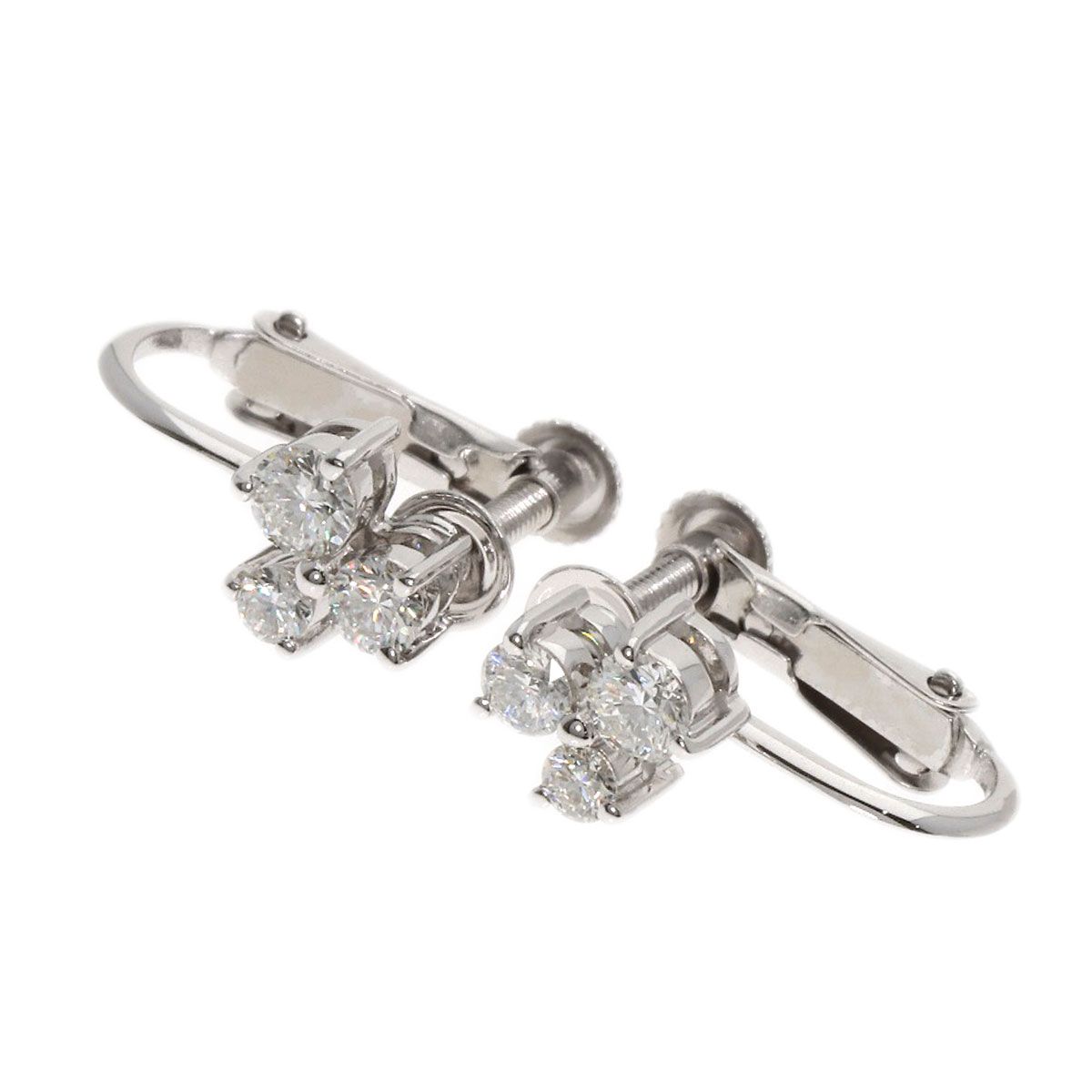 De Beers デビアス カクテルフィズ ダイヤモンド イヤリング K18WG