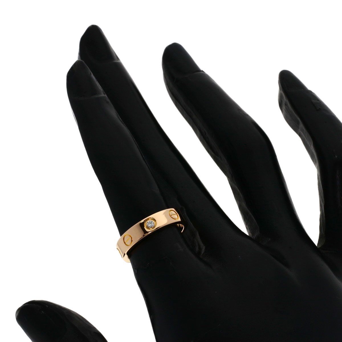 カルティエ　ミニラブリング　1Pダイヤモンド　＃48 CARTIER カルティエ ミニラブリング 1P ダイヤモンド #48 リング・指輪