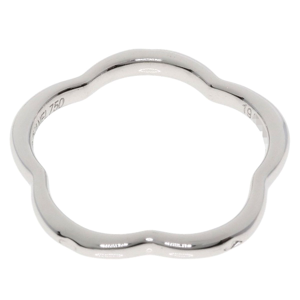 CHANEL シャネル カメリア 1P ダイヤモンド #49 リング・指輪 K18WG