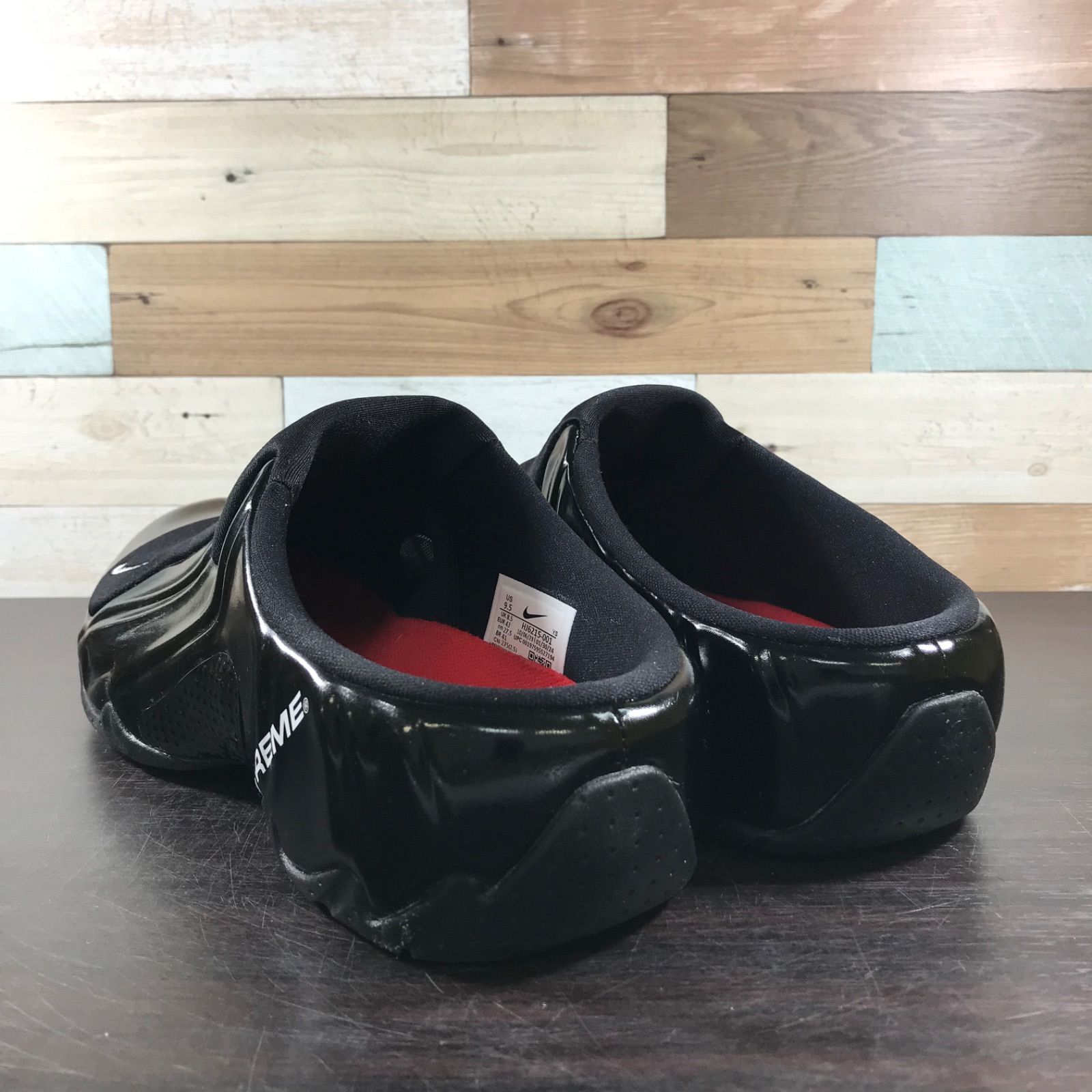 Supreme × NIKE CLOGPOSITE SP BLACK ナイキ クロッグ ポジット