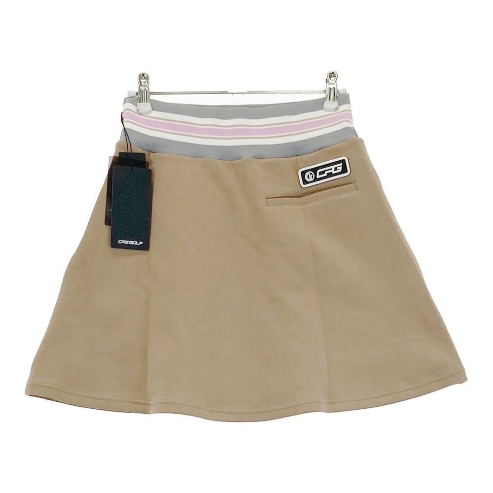 CPG GOLFベージュ スカート サイズ2 サイズ：2 CPG GOLF シーピージーゴルフ ; ストレッチスカート