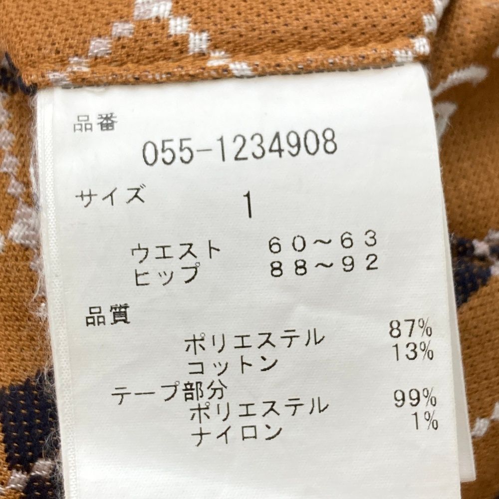 サイズ：1 PEARLY GATES パーリーゲイツ スウェットスカート ロゴ