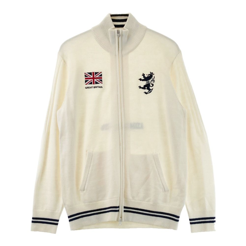 サイズ：LL ADMIRAL アドミラル ウール混 ニット ジップジャケット