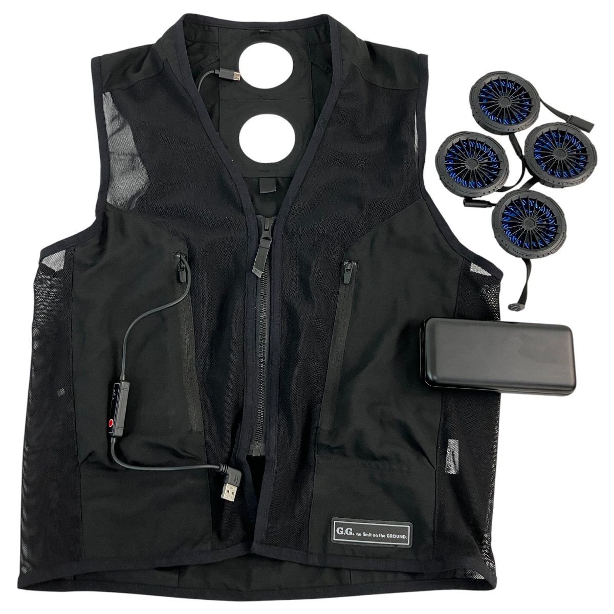 SOWA 13109 ice-pad 空調服 アイスパッドベストセット LLサイズ