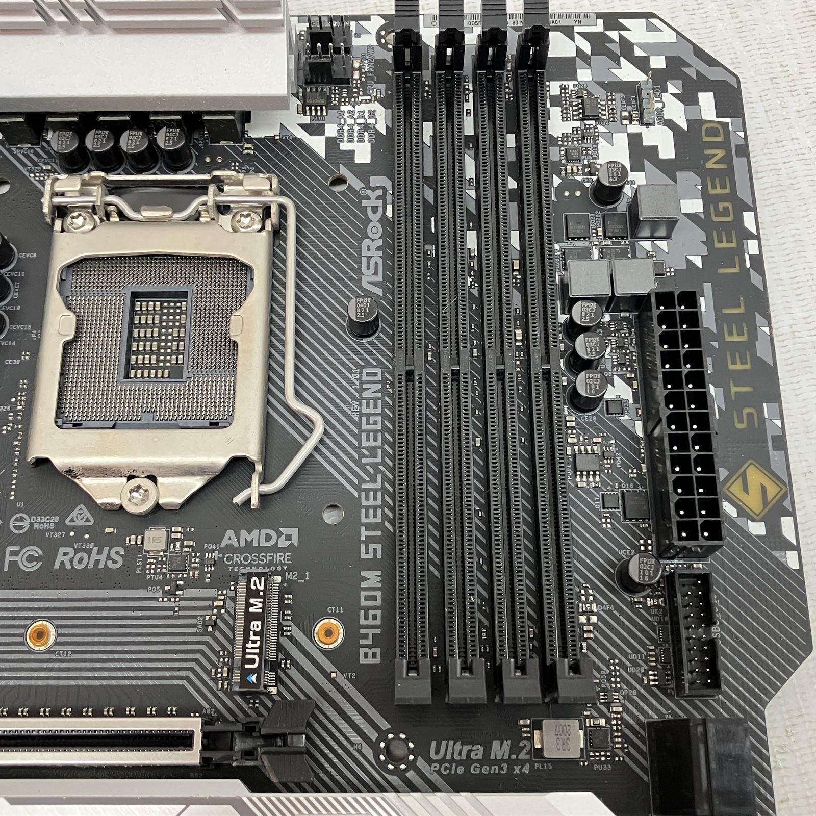 ASRock B460M STEEL LEGEND マザーボード PCパーツ アスロック