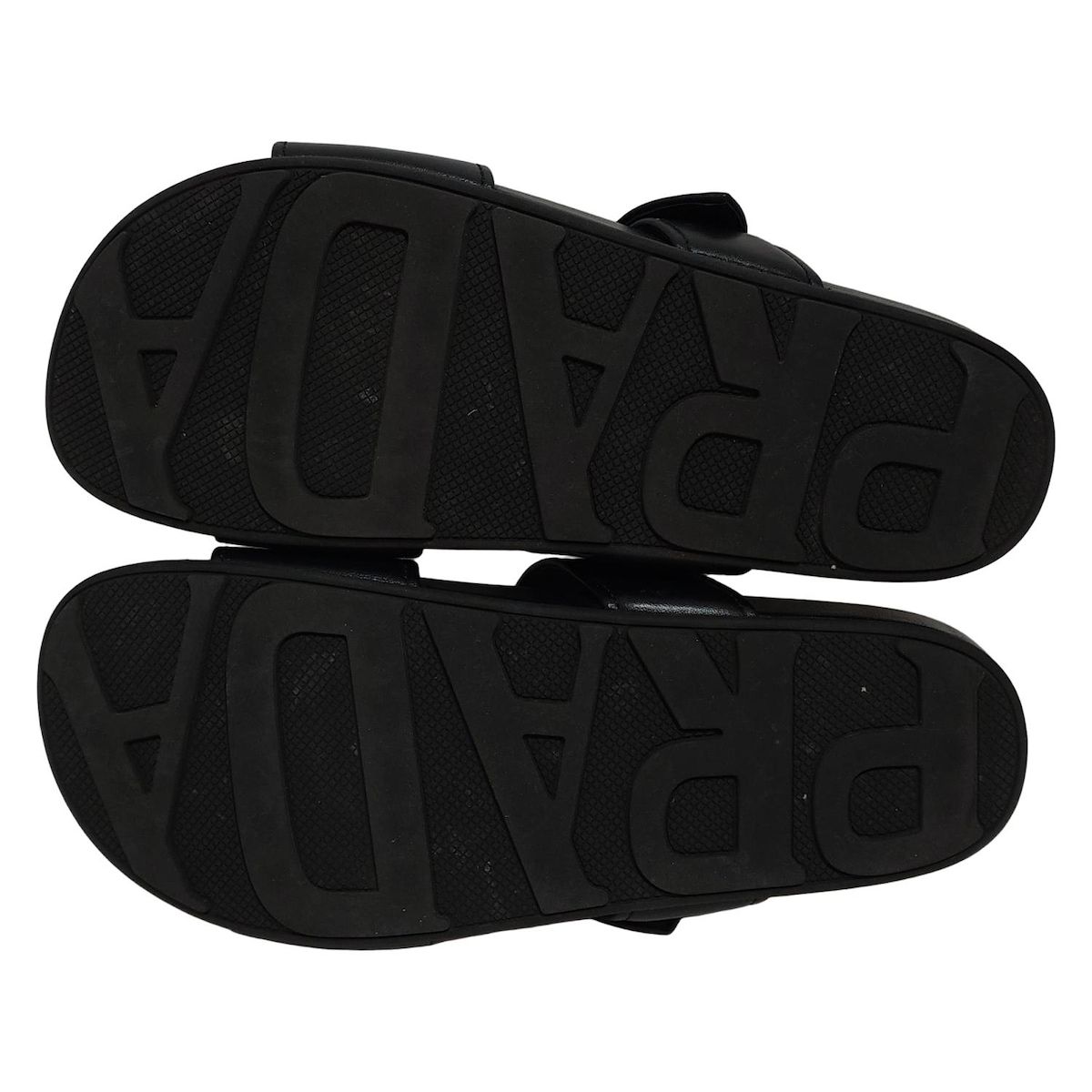 PRADA(プラダ) サンダル 37.5 レディース - 1XX433 黒 レザー - メルカリ