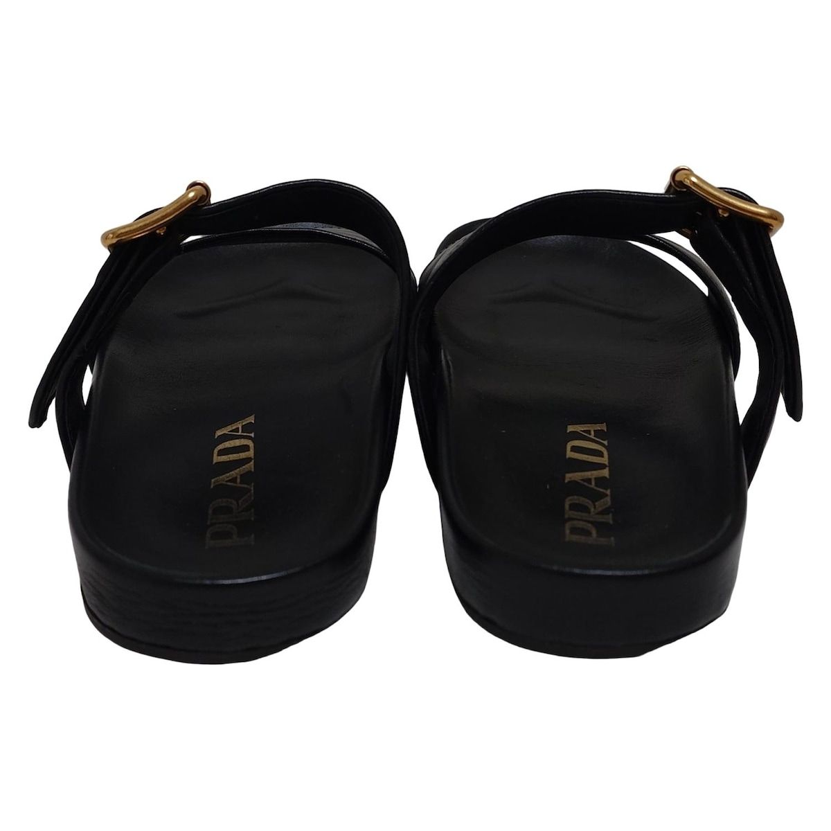 売り切り【新品未使用】PRADA サンダル　ブラック　厚底サンダル　直営店 楽天市場】プラダ サンダル（靴）の通販