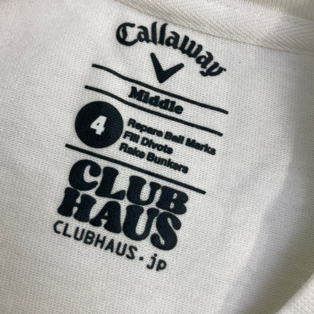 サイズ：4 CALLAWAY キャロウェイ ×CLUBHAUS 2024年モデル モック