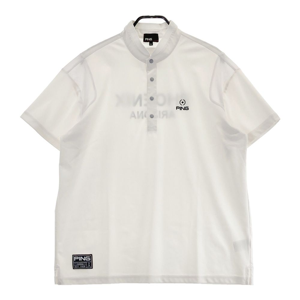 サイズ：LL PING ピン 2023年モデル 半袖Tシャツ ホワイト系