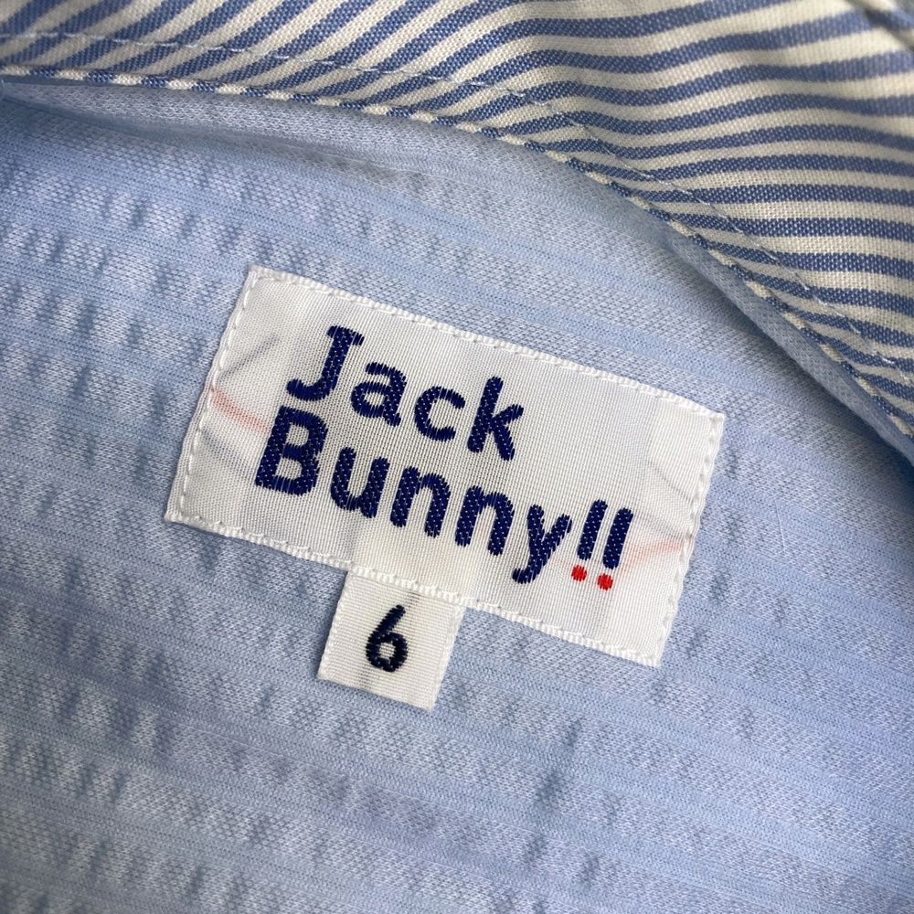サイズ：6 JACK BUNNY ジャックバニー 半袖ポロシャツ ボタンダウン