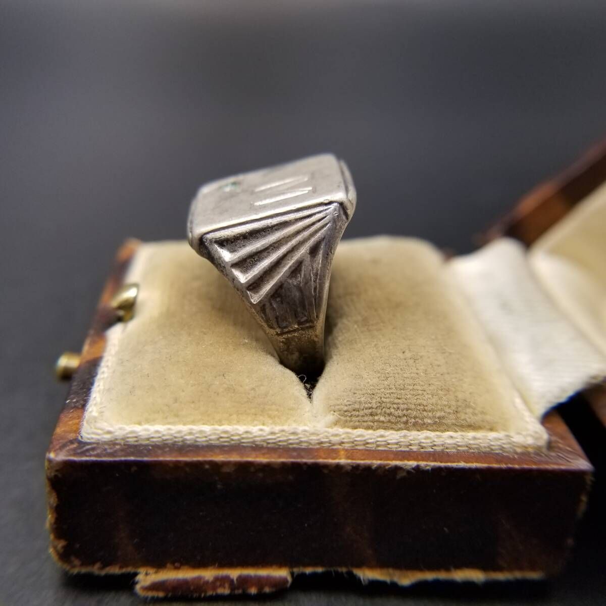 50'60's頃 Uncas社製 イニシャルレター M 925 シルバー ヴィンテージ