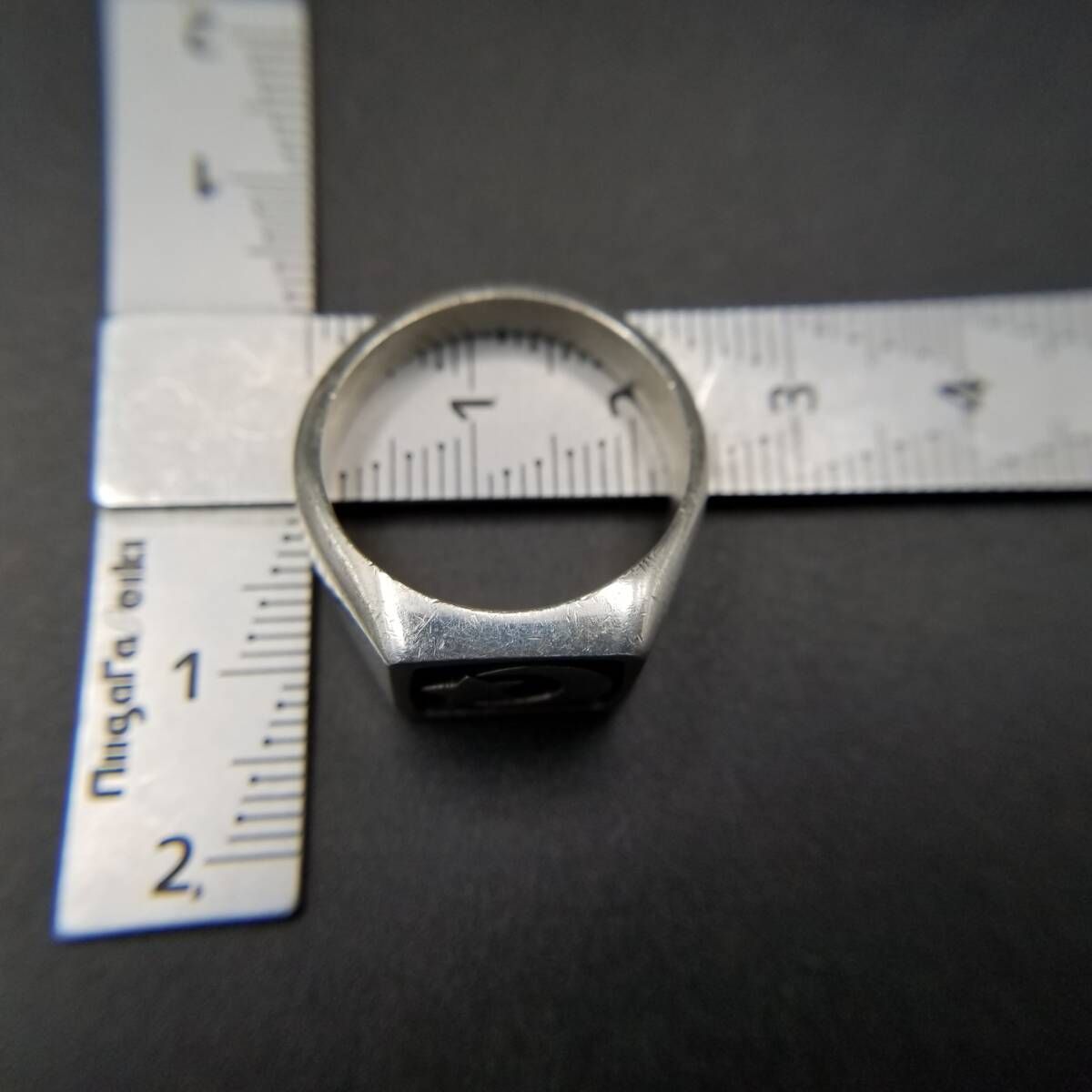 メキシコ 925 シルバー 三日月と星 ヴィンテージ シグネット リング