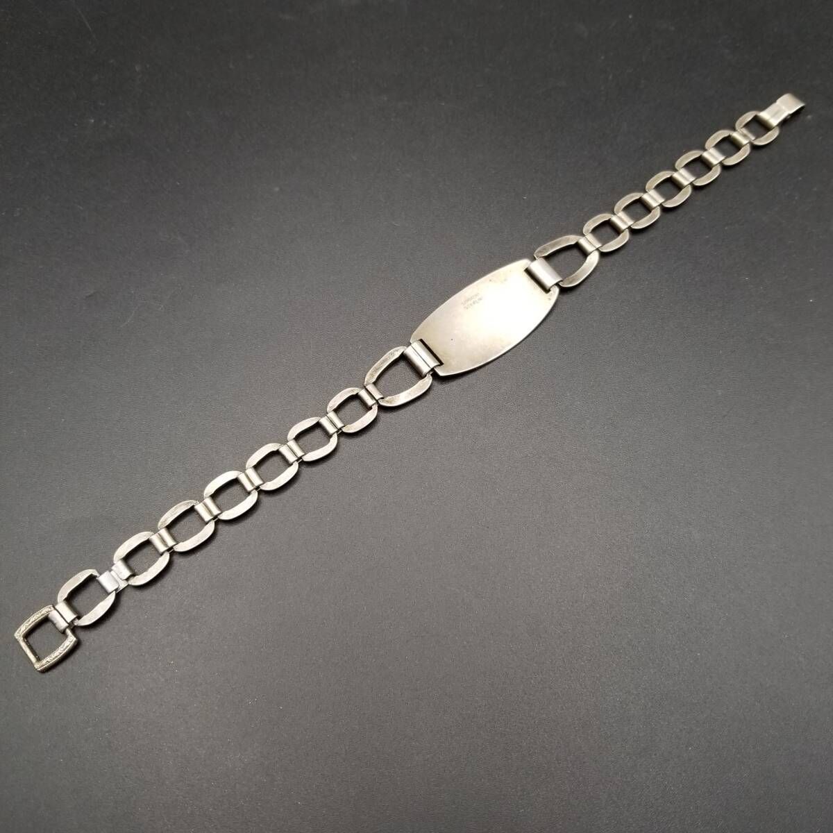 WWII期 Simmons社製 IDタグ オーバルプレート 925 シルバー