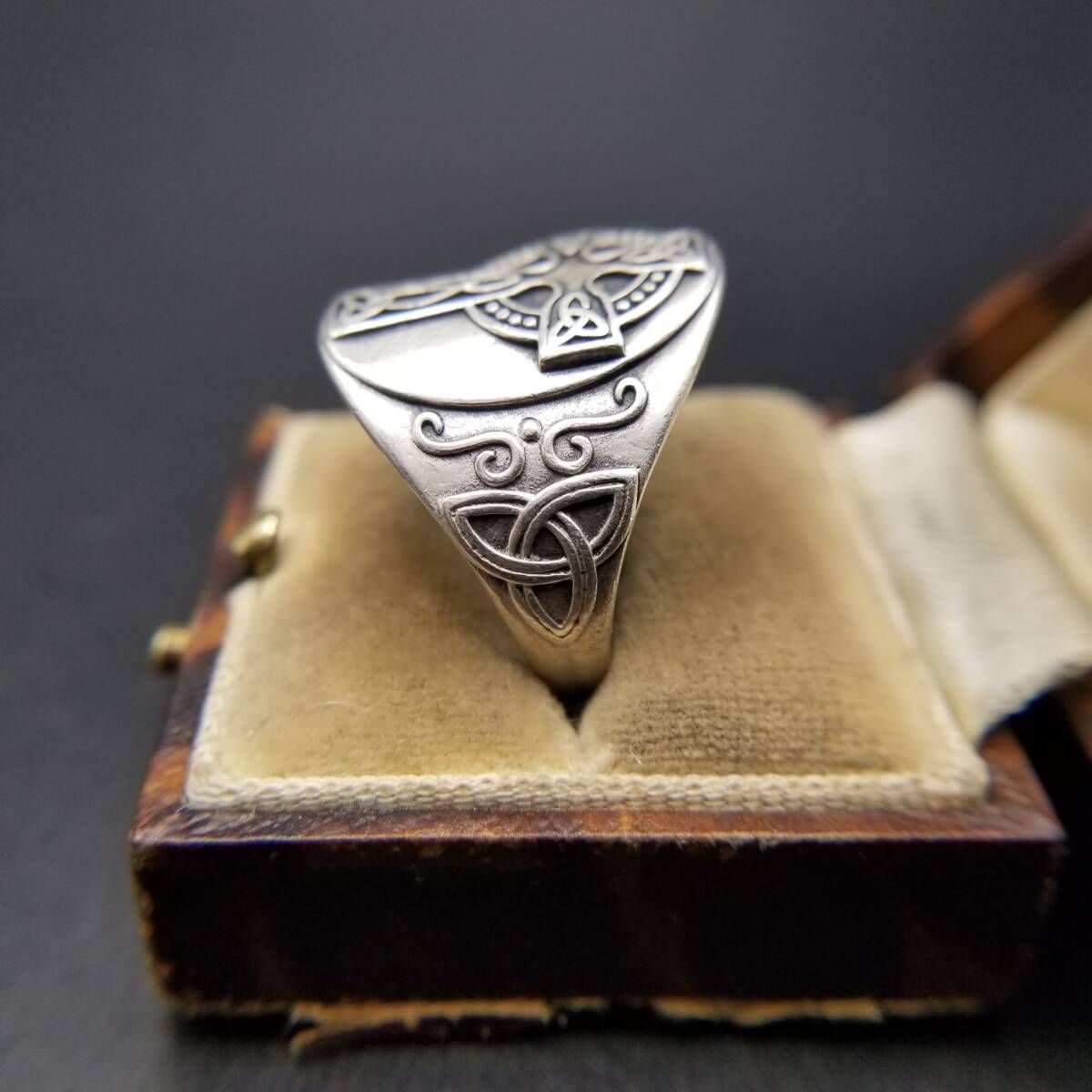 SW アイルランド ヴィンテージ ケルトノット 伝統的デザイン 925