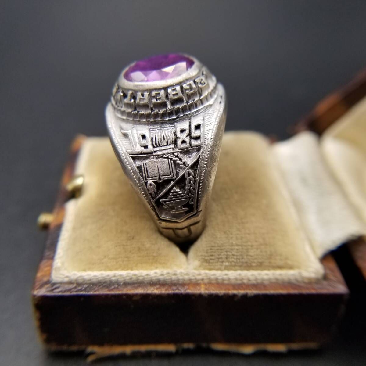 1989年 米国 ヴィンテージ クラスリング George L. Egbert IS2