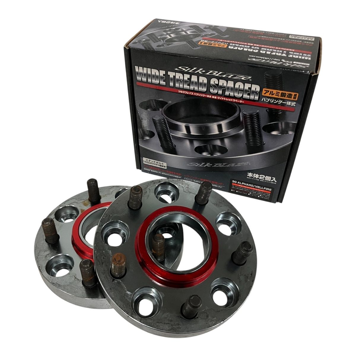 SILK BLaze WIDE TREAD SPACER 30 Alphaed Vellfire アルミ ワイドトレッドスペーサー