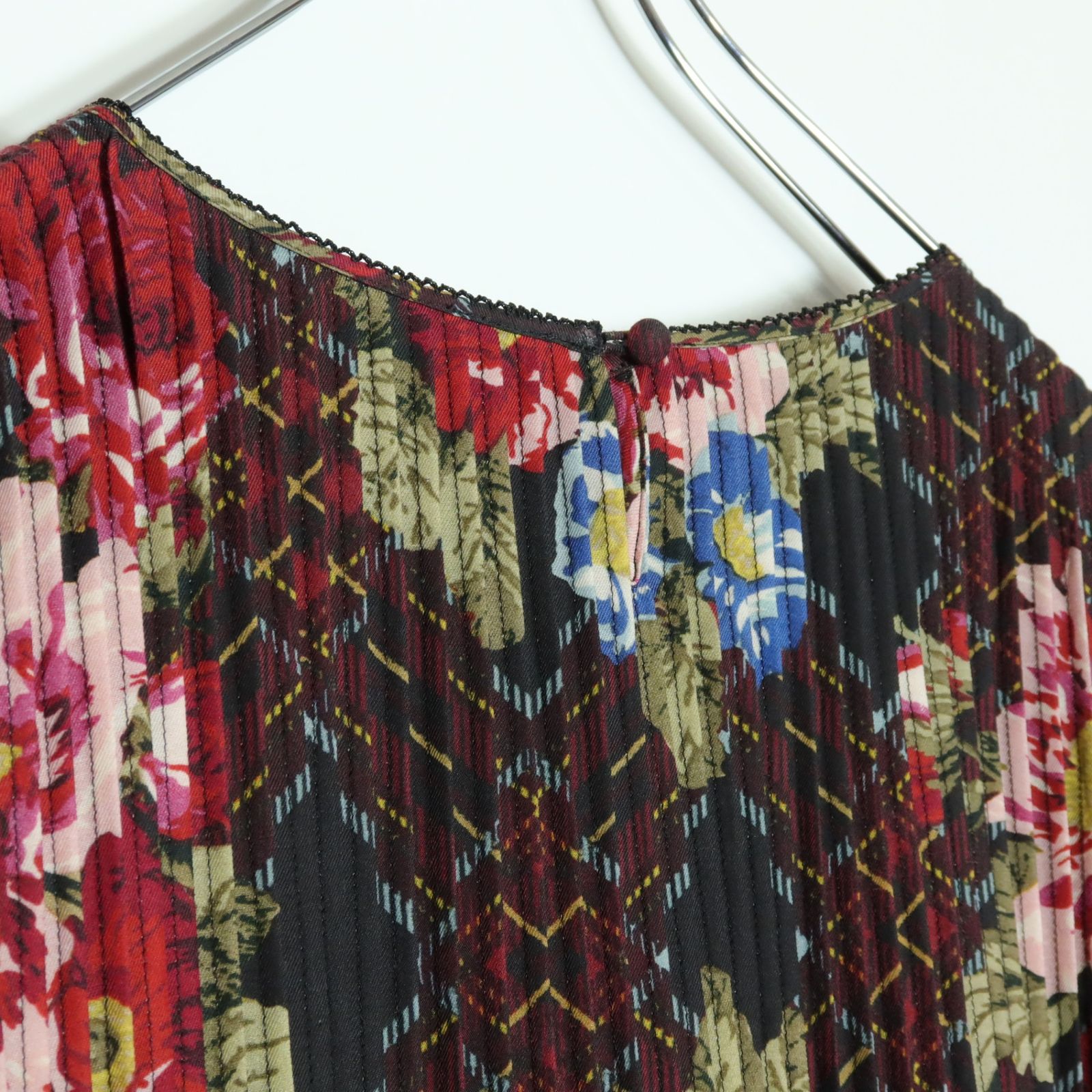 極美品】インゲボルグ☆華やか♪タック入りワンピース サイズ11 薄  