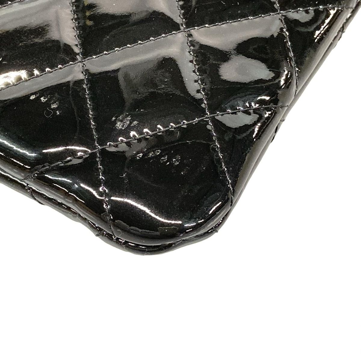 CHANEL(シャネル) クラッチバッグ マトラッセ 黒 ココマーク/シルバー