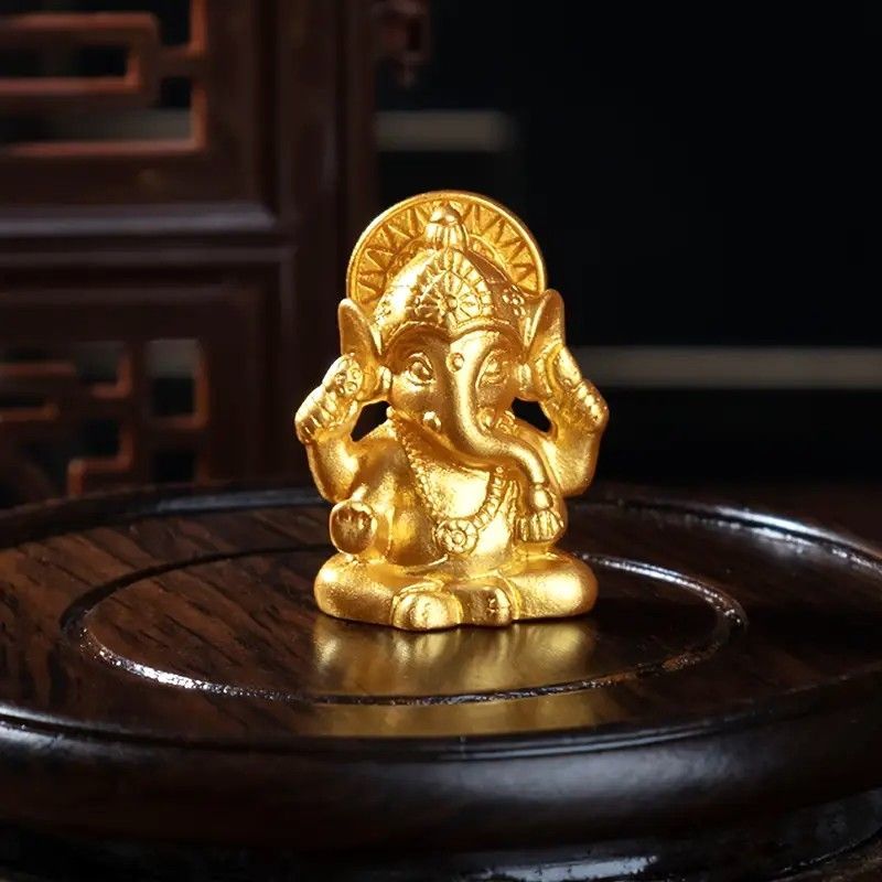 再入荷☆ 金色のガネーシャ☆ 富の神・金運の神といえばガネーシャ