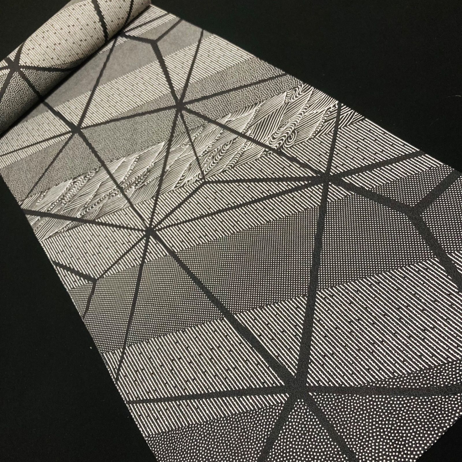 着物と帯オレンジ y 127◾️割と なポリエステル化繊着尺反物5点◾️