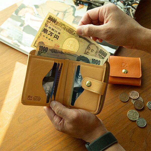 新品】 イルビゾンテ Il Bisonte 財布 二つ折り財布 C0960 P