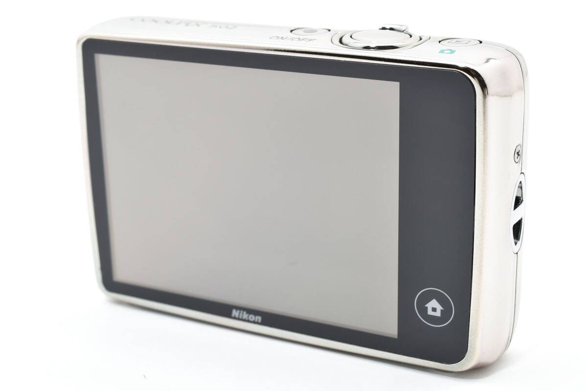 ☆外観美品☆ニコン Nikon COOLPIX S02 シルバー 元箱付き☆ W1195