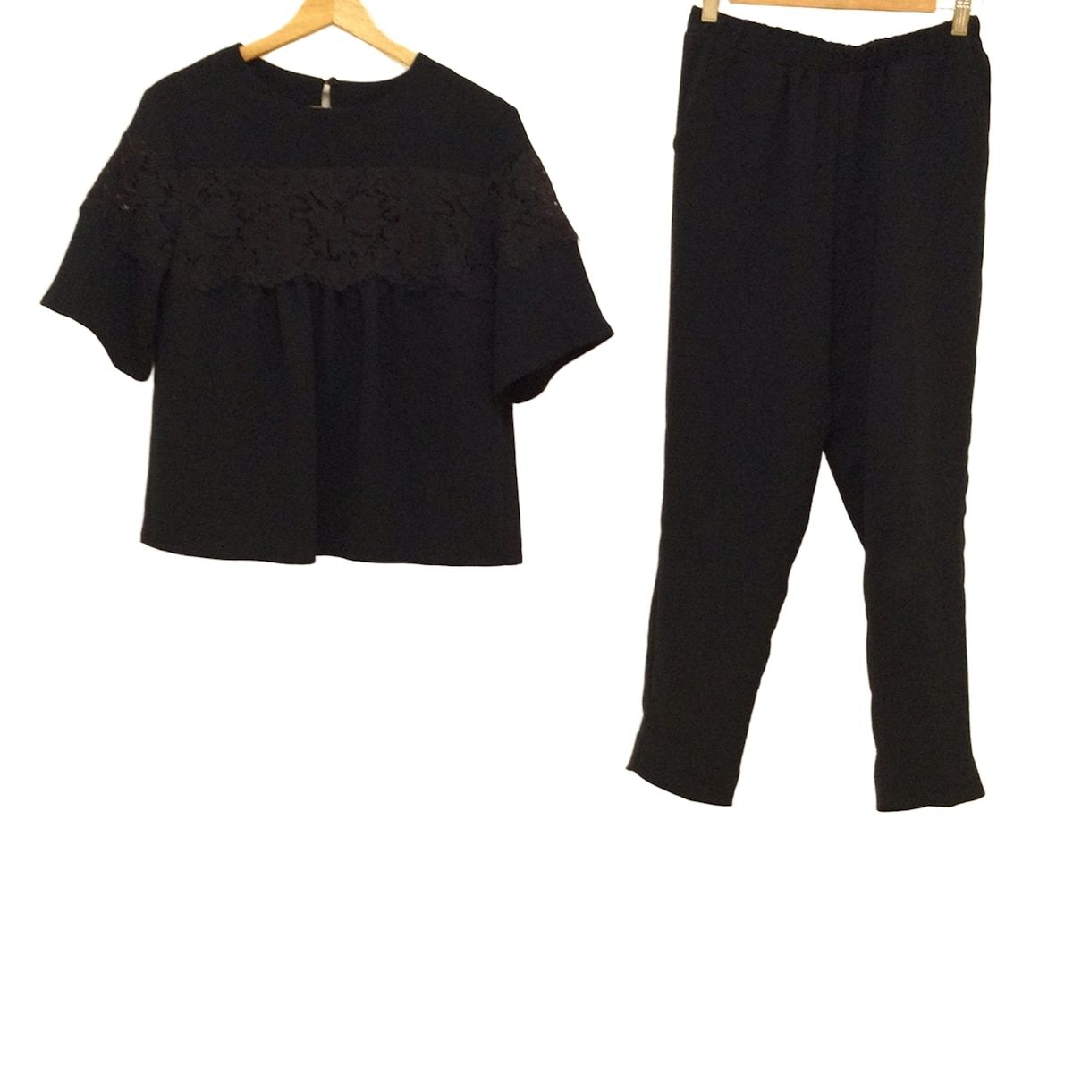 UNITED ARROWS ユナイテッドアローズ レディースパンツセットアップ レディース - ダークネイビー レース