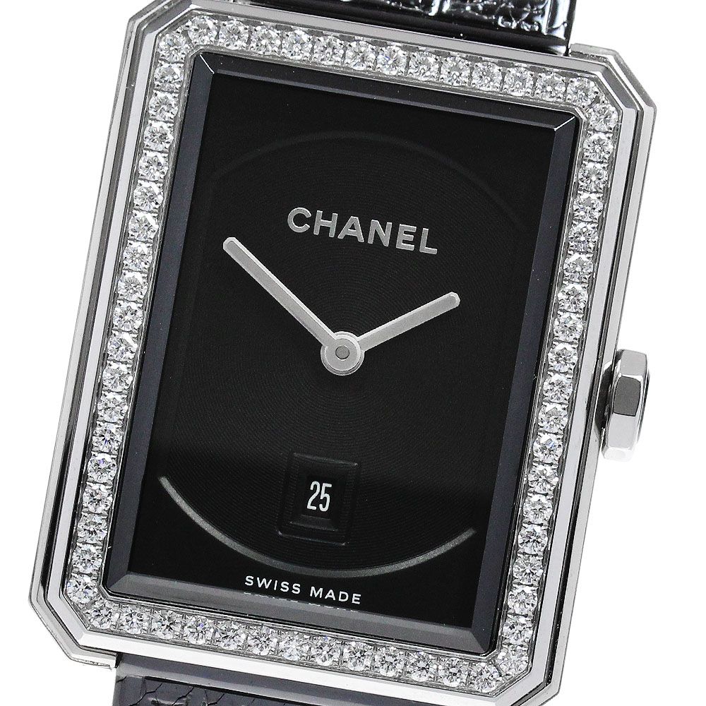 シャネル CHANEL H5318 ボーイフレンド ツイード ダイヤベゼル