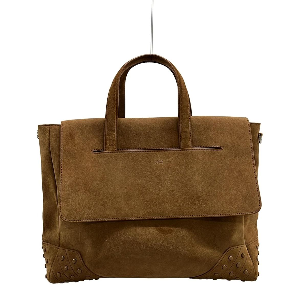 TOD S トッズ ハンドバッグ アンヴェロープ ブラウン