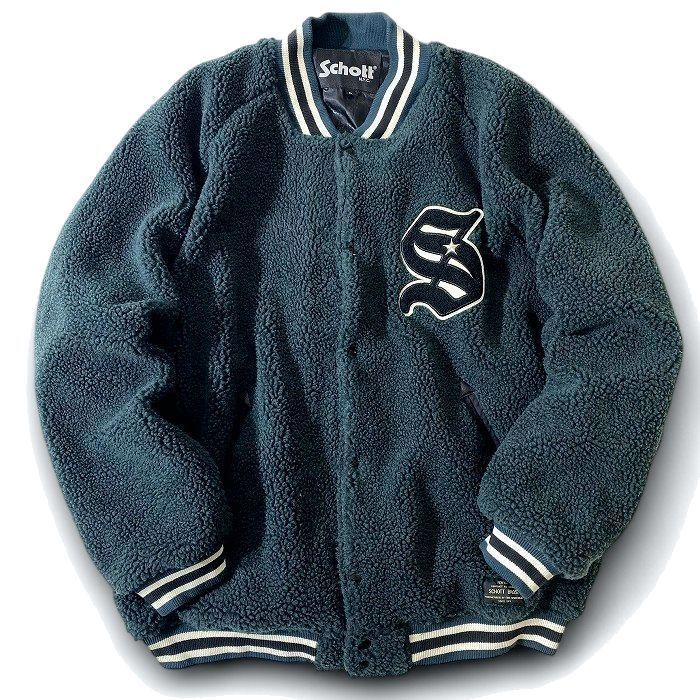 Schott N.Y.C. ショット BOA STADIUM JACKET オーバーサイズ ボア
