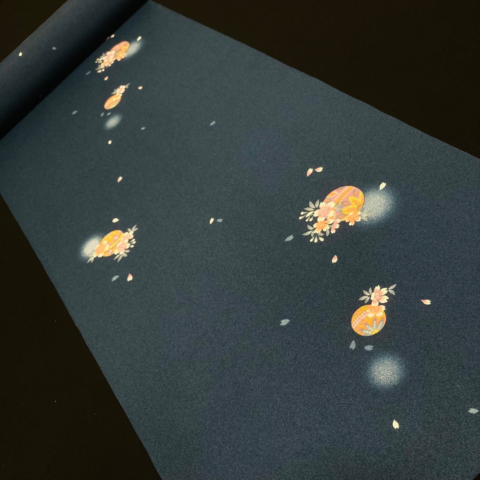 着物と帯オレンジ