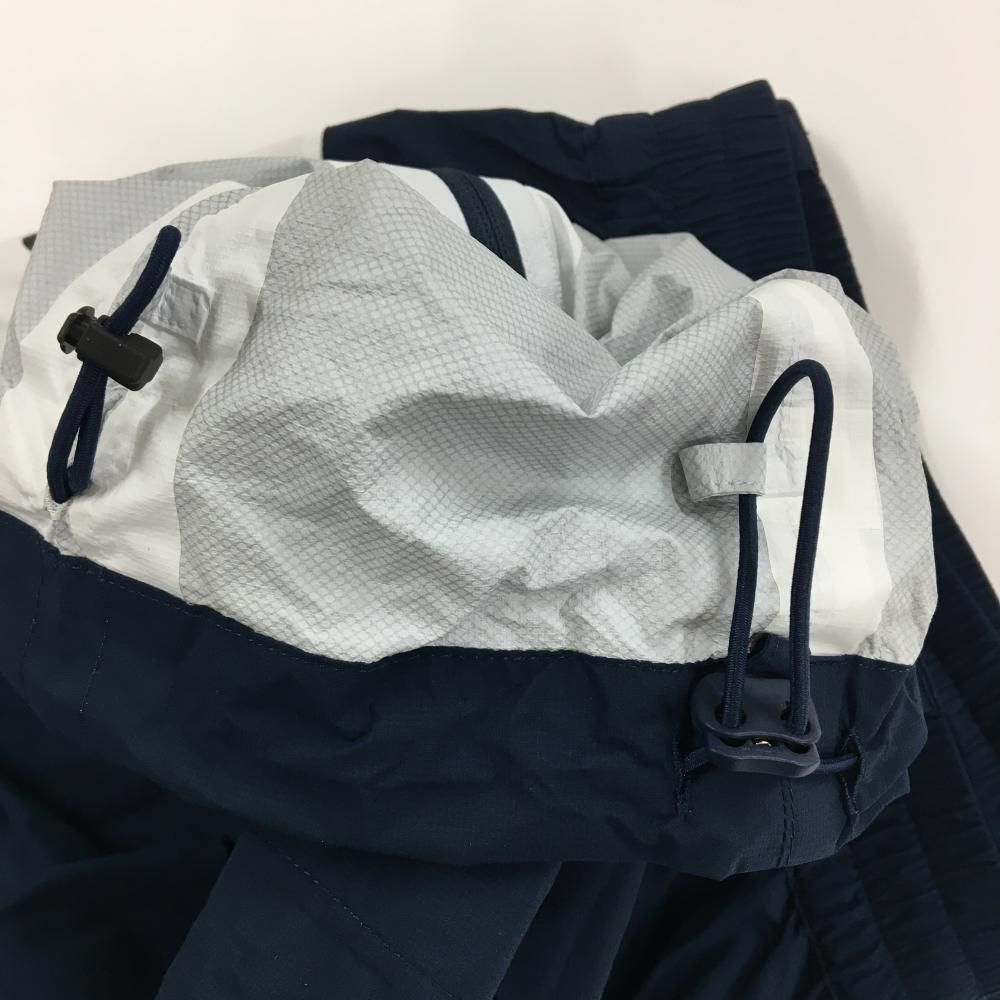 パーリーゲイツ レインパンツ ネイビー×白 ナイロンパンツ ウエスト