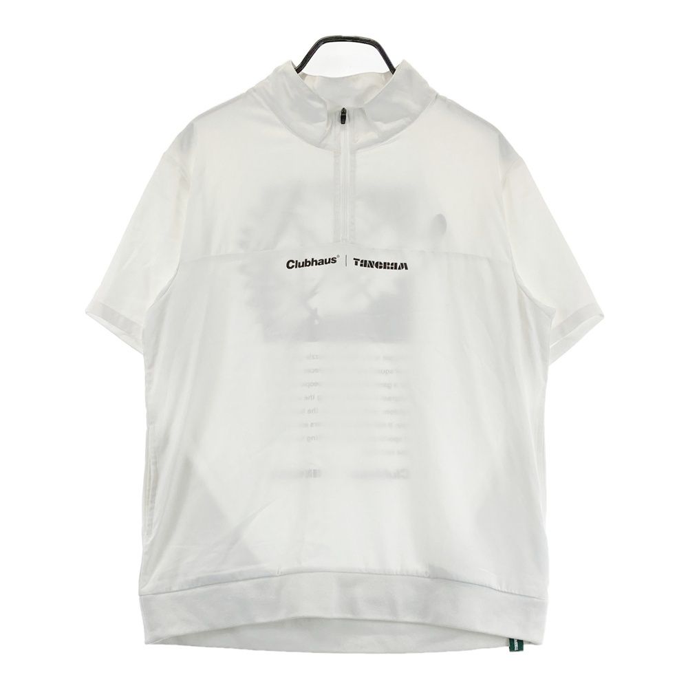 CLUBHAUS × TANGRAM ハーフピステ サイズ：S TANGRAM タングラム ×CLUBHAUS ハーフジップ ピステ