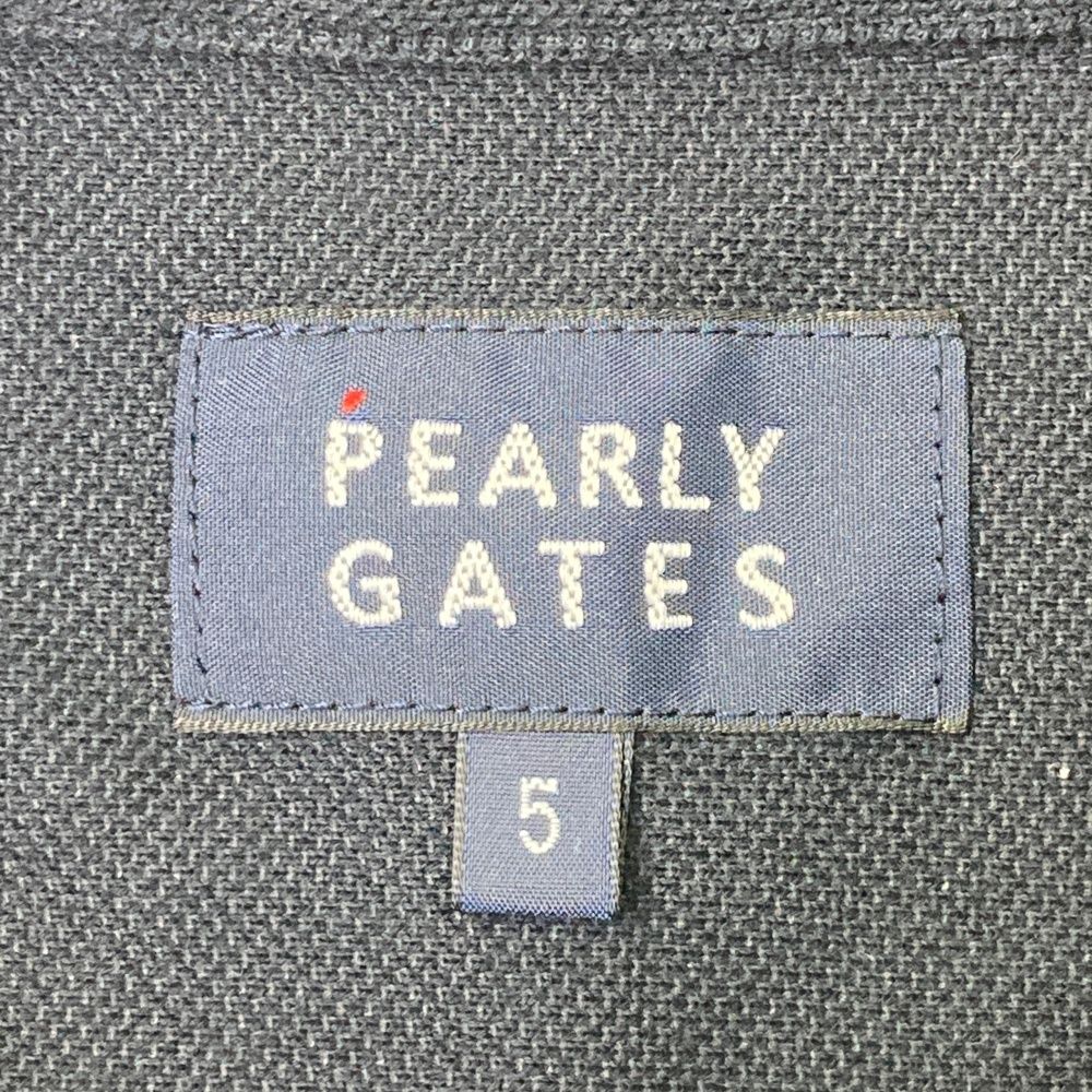 サイズ：5 PEARLY GATES パーリーゲイツ 長袖ポロシャツ ボタンダウン