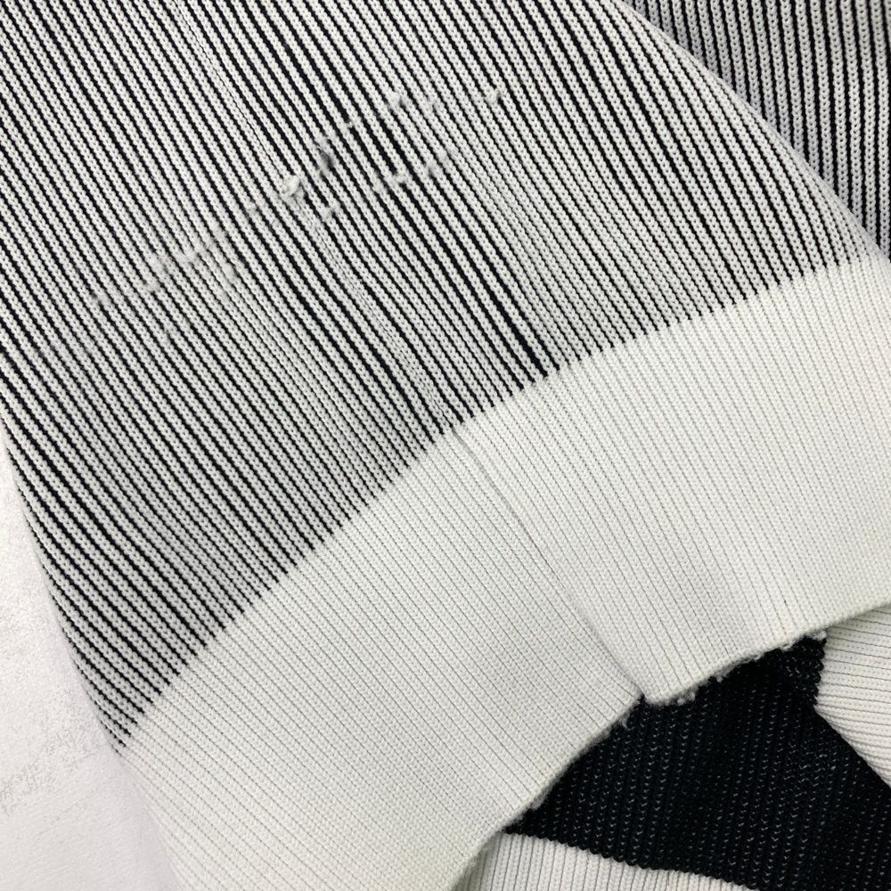 サイズ：48 MARK&LONA マークアンドロナ フロントロゴ 長袖ニット