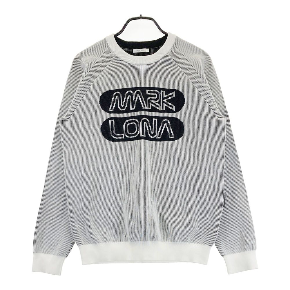 サイズ：48 MARK&LONA マークアンドロナ フロントロゴ 長袖ニット