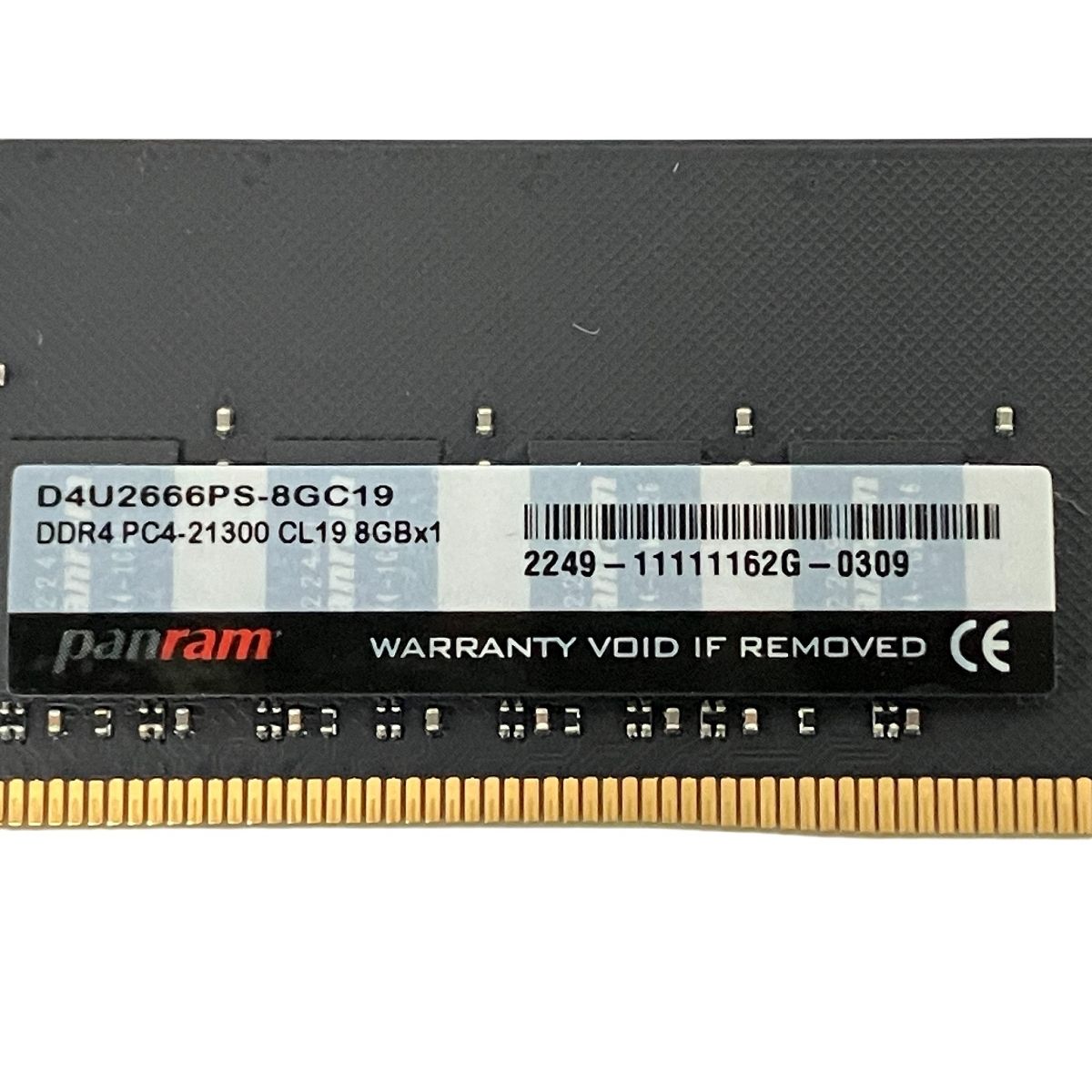  CFD Panram 8 GC 19 16 GB GBx PC 4 21300 DDR 2666 デスクトップ用 メモリ メモリー PCパーツ