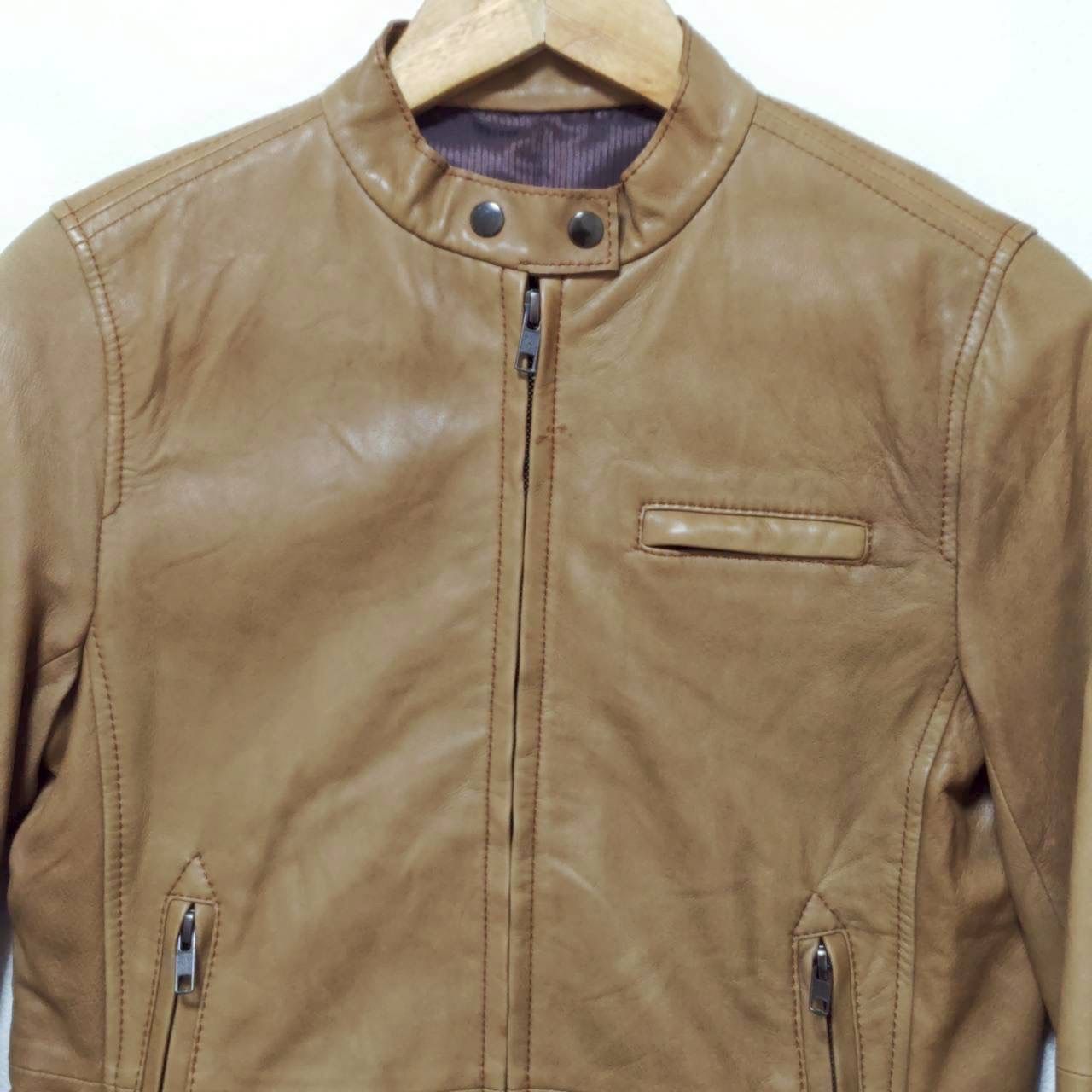 ユナイテッドアローズ（UNITED ARROWS）　ラム革　レザージャケット 柔らかく繊細なラムレザー◎【UNITED ARROWS】ユナイテッドアローズ