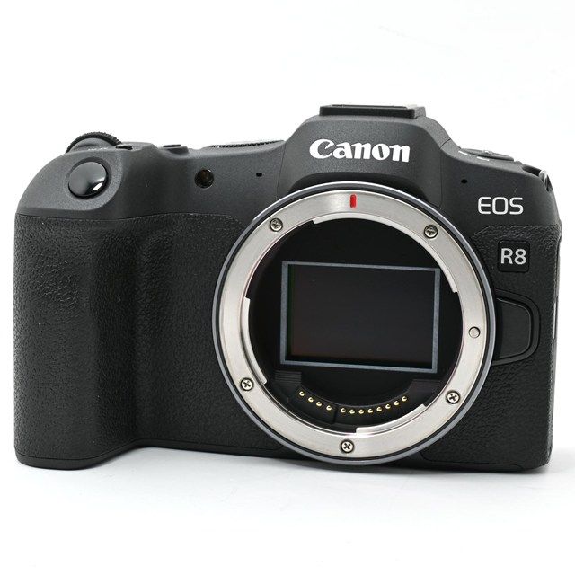 Canon EOS R 8 ボディ シャッター1 以下の 品 高精細フルサイズミラーレス 外観 光学ともに 上