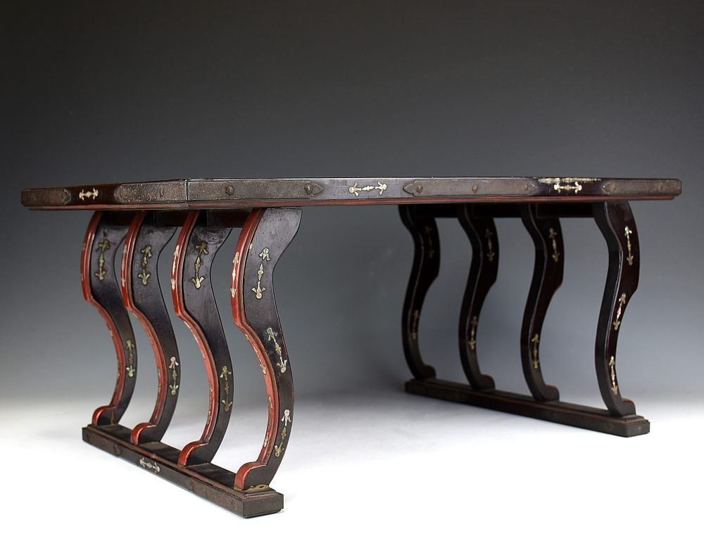 蔵A5748】仏教古美術 螺鈿八足膳 段網 江戸初期 57.5cm - メルカリ