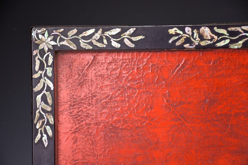 蔵A5748】仏教古美術 螺鈿八足膳 段網 江戸初期 57.5cm - メルカリ