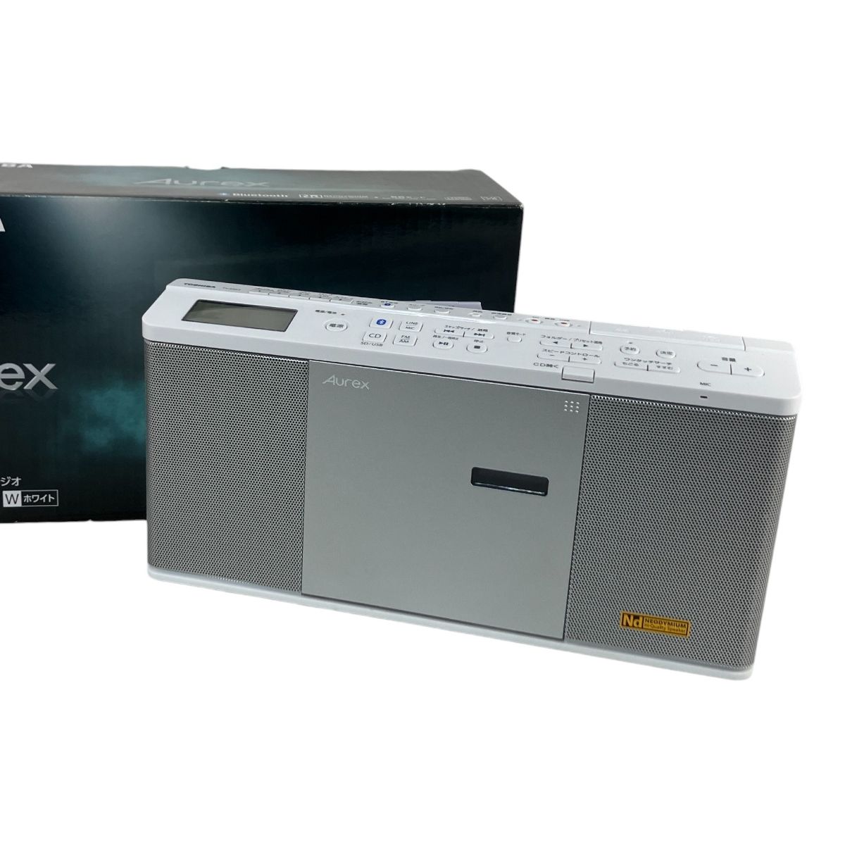 TOSHIBA TY ANX 2 CDラジオ USB再生 Bluetooth 送受信機能 コンパクト スリム ネオジウムスピーカー