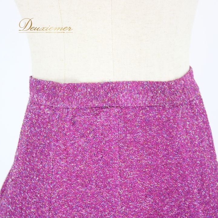 社交ダンストップス　社交ダンススカート 上下セット　紫色M〜Lレッスンウェア 社交ダンストップス 社交ダンススカート 上下セット 紫色M〜Lレッスン