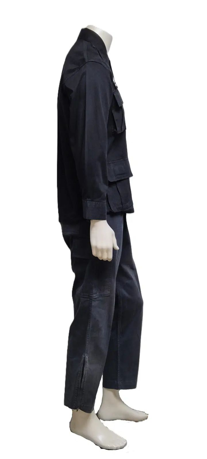 ミリタリー 旧モデル 90年代 707 中尉 흑복 軍服 セット M フォーマル対応 その他 