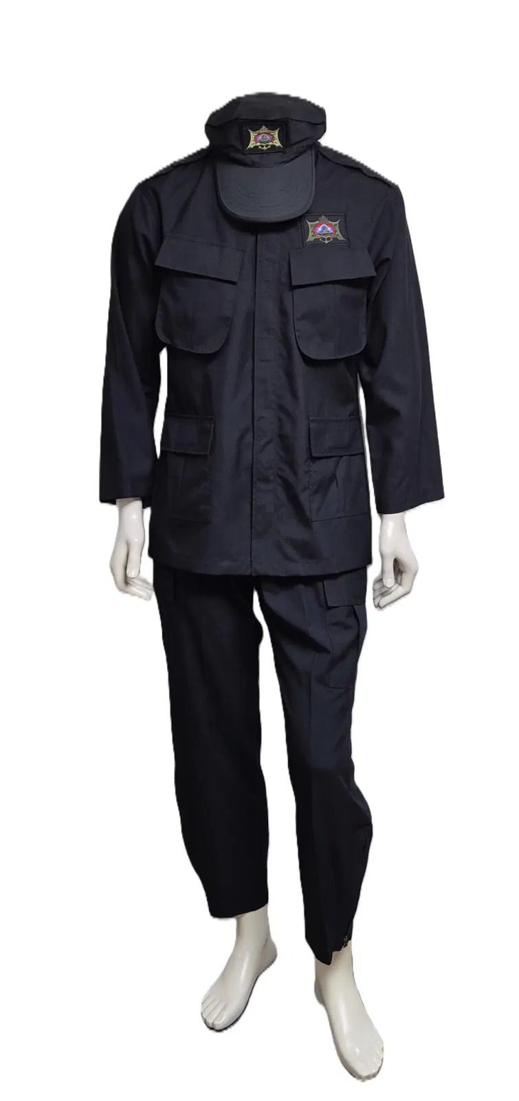 旧モデル 90年代 UDU 海上情報部 特注 黒服 軍服 セット M