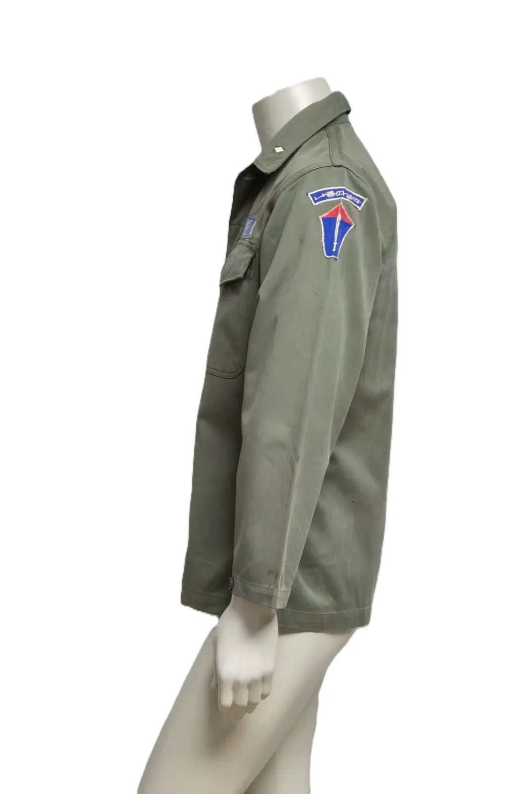 海兵隊 旧モデル ミリタリー歩兵学校 70年代 初任科 少尉 無地 軍服 M