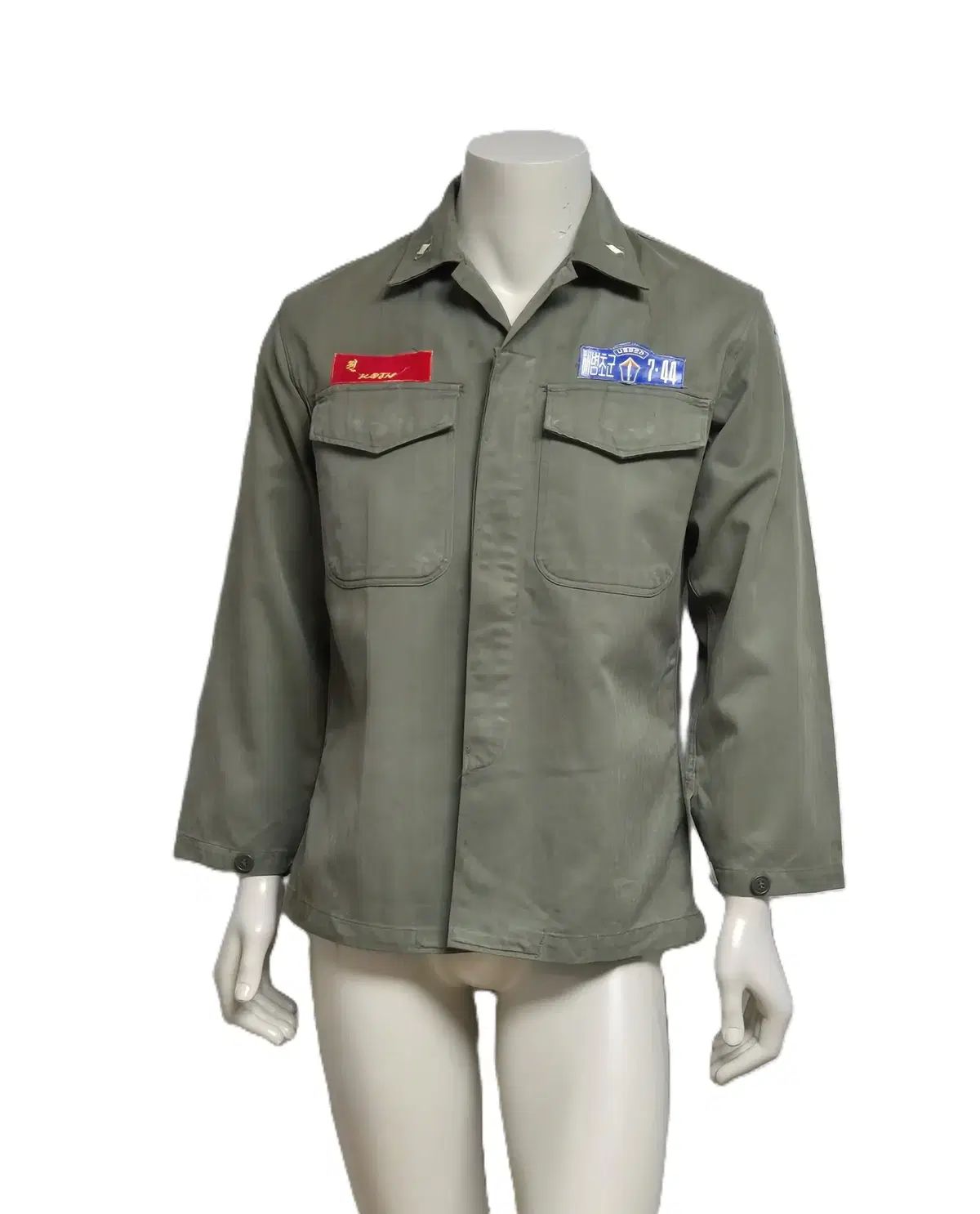 海兵隊 旧モデル ミリタリー歩兵学校 70年代 初任科 少尉 無地 軍服 M